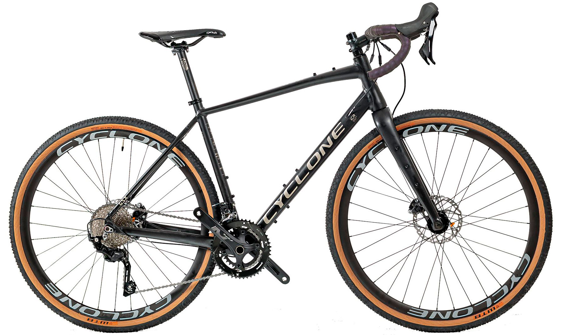 Велосипед Cyclone GSX 28" размер L рама 56 см 2022 Черный